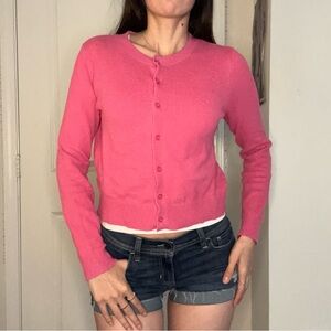 Old Navy Pink Women's Cardigan with buttons